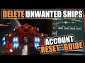 HOW TO RESET YOUR ACCOUNT BEFORE NEXT PATH DELETE SHIPS ITEMS MONEY Star Citizen 4 2