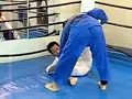 Yuta Yazaki  (judo blue ) sparring with Makoto Ikuta (bjj white)  2