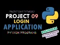 Beginners Python Programming Login and Registration Application Project Base Python Tutorials