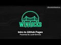 Intro to GitHub Pages Workshop