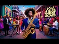 Lagu “Smooth Sax \u0026 Soca Vibes: A Chill Jazz Escape Through Neon Nights”