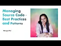 Source Code Management Best practices and Patterns