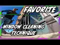MY FAVORITE WINDOW CLEANING TECHNIQUE SHORT TUTORIAL