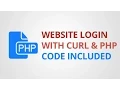 Login to Website using cURL PHP