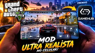 GTA 5 Com DLSS5 NO ANDROID? ESSE MOD TRANSFORMOU O GTA V NO CELULAR! 😱
