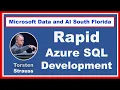 Rapid Azure SQL DB development with SQL Server Data Tools SSDT by Torsten Strauss - DataAISF