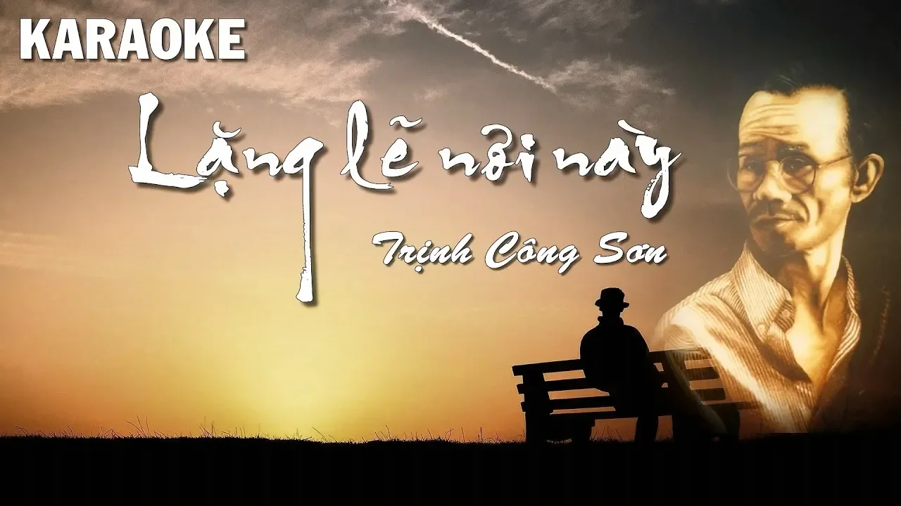 [Karaoke] Lặng lẽ nơi này - Trịnh Công Sơn (Guitar & Violin Beat)