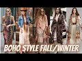 Boho Style Fall Winter Outfit Ideas How to Wear Bohemian Style for Cold Days