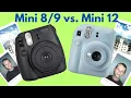 Instax Mini 12 vs 8 or 9 - Picture Quality Test
