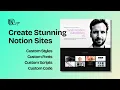 Create Stunning Notion Sites Custom Styles Fonts Scripts and Code