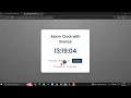 Alarm Clock with Snooze Using HTML CSS and JavaScript with Source Code
