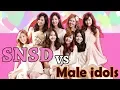 Lagu When SNSD Girls Generation Meet Male idols Funny and Romance Moments ft (super junior Exo and more.)