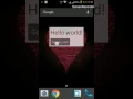 android widget tutorial