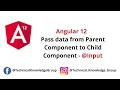 Angular 12 - Pass data from Parent component to Child component