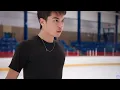 Camden Pulkinen creates his 2024 Short Program w choreographer Marie-France Dubreuil at I AM