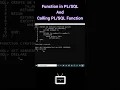 Function that parses the string and return number in Functions in Plsql TechnonTechTV