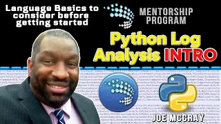 Log Analysis With Python Language Basics to consider before getting started Python 2