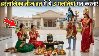 हरतालिका तीज व्रत के दिन सुहागिन महिलाएं ये 3 गलतियां कभी न करें वरना पूजा अधूरी मानी जाती है