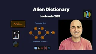 Alien Dictionary - Leetcode 269 Topological Sort with Kahn s Algorithm BFS