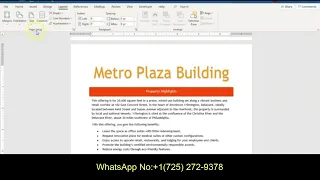 New Perspectives Word Module 4 SAM Project 1a Pierce Property Development