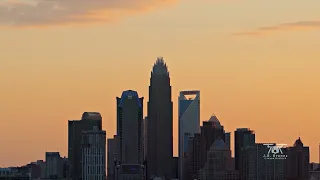 NoDa Charlotte Skyline Sunset 2026 Cinematic 4K Drone B-Roll