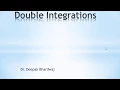 Numerical Examples on Double Integration