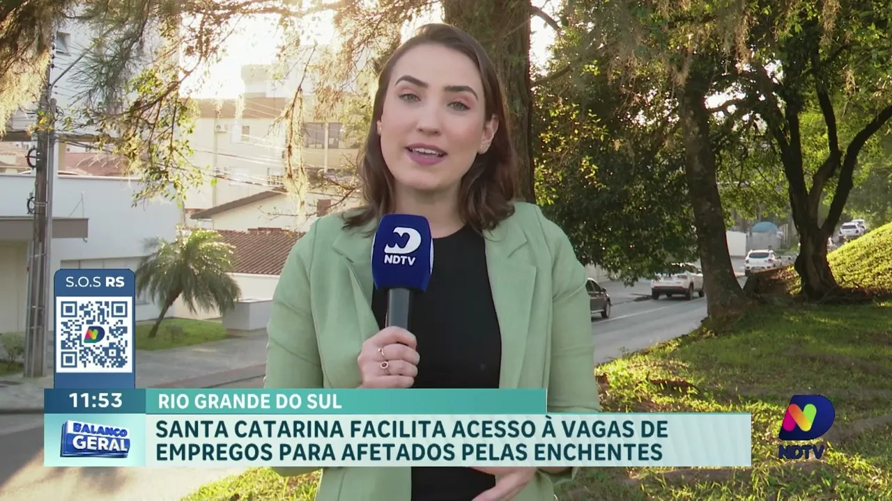 Santa Catarina oferece emprego para vítimas de enchentes no RS