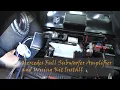 How to install sub-woofer kicker amplifier and wiring kit to factory Radio with Line converter