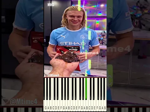 Haaland Chose a Different Response From Mbappé and Yamal ❤️ - Piano #parody #football #haaland