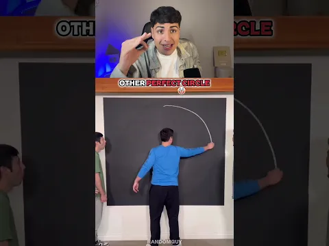 Outras pessoas fazendo o círculo perfeito X o último cara 😨