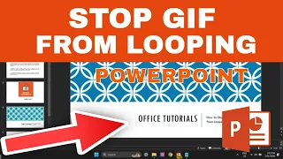 How to Stop a GIF s Animation from Looping in PowerPoint