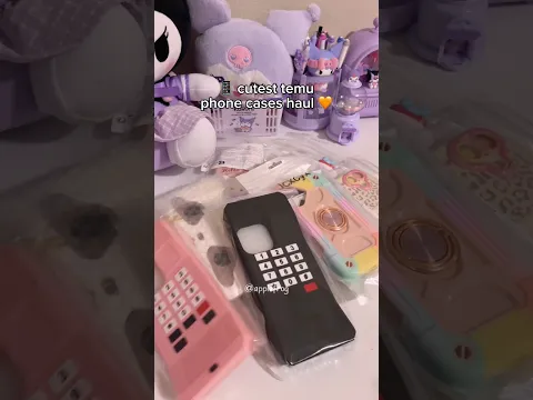 temu phone case haul🧡 code kjp6956 in temu search bar for $0 items!#asmr#temu#iphone #unboxing#fyp