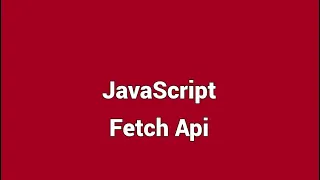 JavaScript fetch project using an API How to work with APIs Promises in JavaScript Practice JS