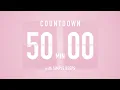 50 Minute Countdown Timer Flip Clock with Simple Beeps