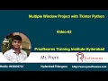 Tkinter Multi Window Project part 02 PrSoftwares