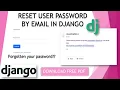 How to user reset password in django password reset by email in django