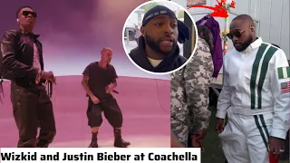 is war as justin bieber brought out wizkid at coachella main stage u0026 davido at a small stage