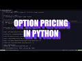 Call-Put Option Pricing in Python