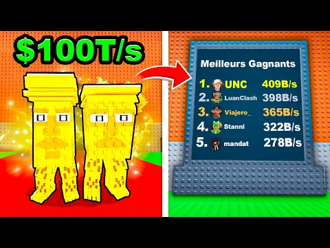 Video Thumbnail: Je suis Enfin Passé TOP Mondial sur Steal a Brainrot !