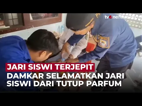 Gara-gara Tutup Parfum, Jari Siswi di Lebak Terjepit, Damkar Turun Tangan