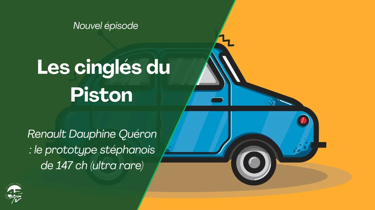 ⁣Renault Dauphine Quéron : le prototype stéphanois de 147 ch (ultra rare)
