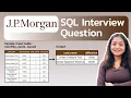 JP Morgan Phase SQL Interview Question SQL Interview Preparation Easy-level