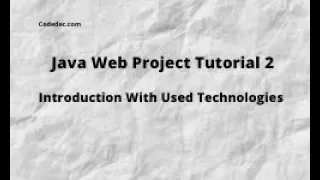 Java Project Tutorial 2 Introduction with technologies JSP Servlet HTML CSS Maven MYSQL
