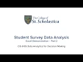 Excel Analysis Part 2 - Data Wrangling Plan