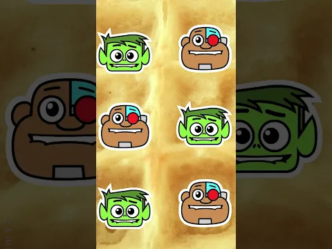 WAFFLES! WAFFLES! WAFFLES! 🎶🧇 | Teen Titans Go | | @dckids