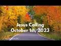 Jesus Calling Daily Devotion for October 1st