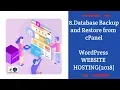 Database backup and restore from cPanel Tutorial - 8
