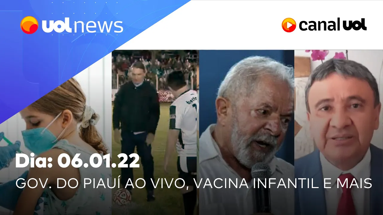 Carnaval de rua cancelado em SP; gov. do Piauí ao vivo, Bolsonaro, Lula, vacina e mais | UOL News