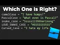 The RIGHT naming convention for your variables
