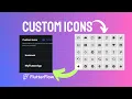 Te presento 3 formas diferentes de incorporar Custom Icons en Flutterflow